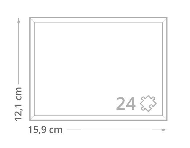 Rahmengröße 24-Teile-Puzzle