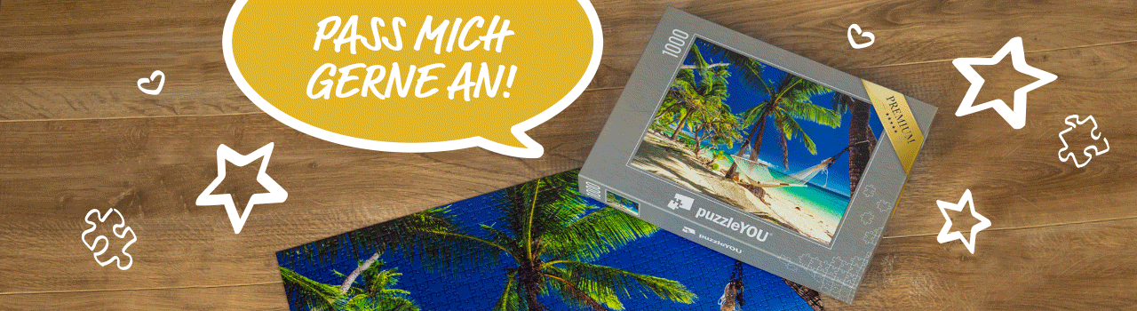 Mach mich einzigartig: Schachtelpersonalisierung bei den Puzzle-Kollektionen jetzt möglich