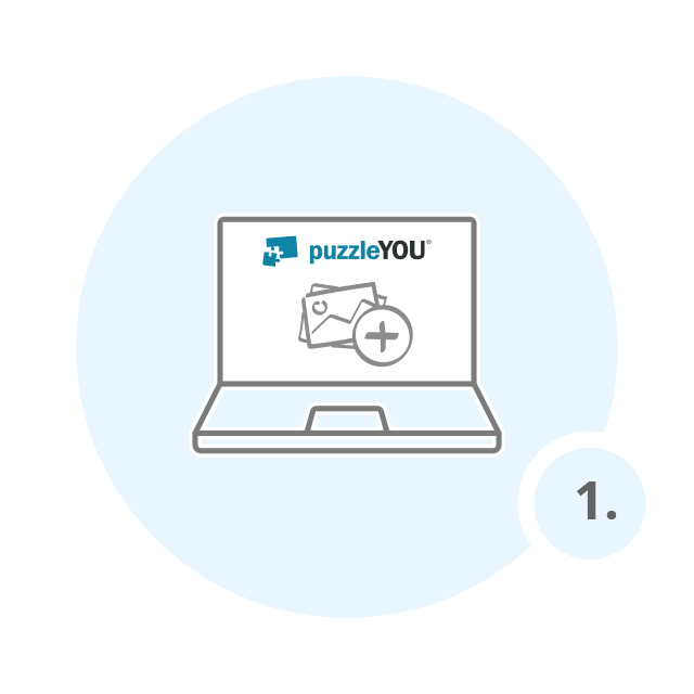 Lieblingsfoto hochladen oder Motiv aus den puzzleYOU Puzzle-Kollektionen aussuchen