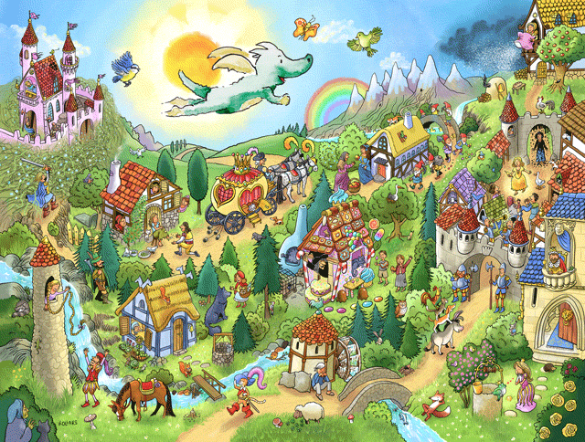 Entstehung Tabaluga Puzzlemotiv