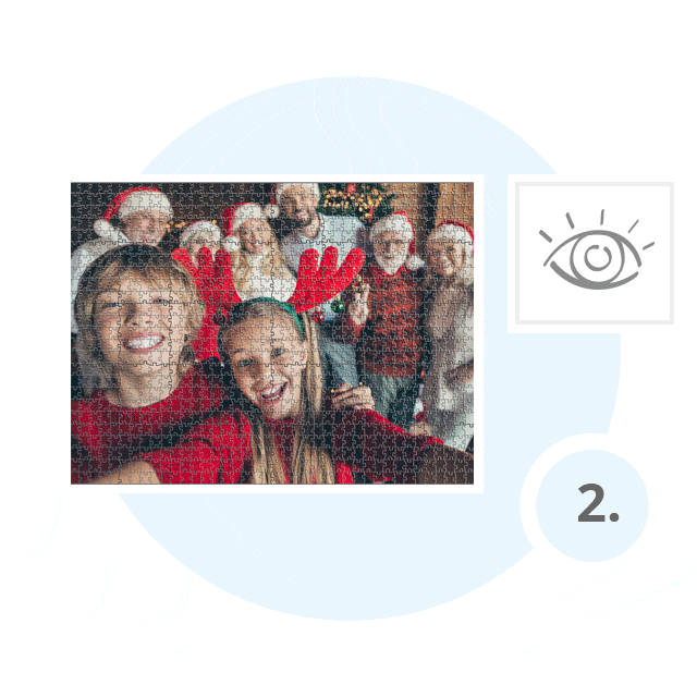 Schritt 2: Wie viele Teile bekommt dein Fotopuzzle?