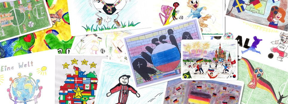 Jetzt Plätze 1 bis 10 beim Malwettbewerb zur Fußball-WM wählen