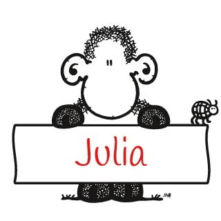 sheepworld Schaf mit Schild