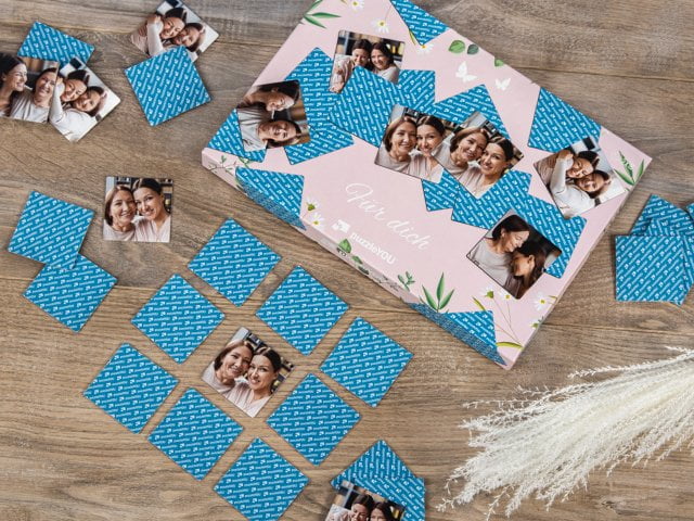 Memo-Spiel mit eigenen Fotos zum Muttertag