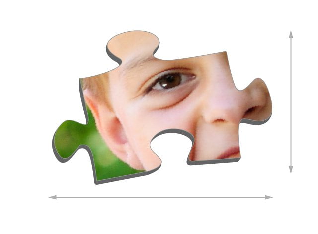 große Puzzleteile: Fotopuzzle 48 Teile
