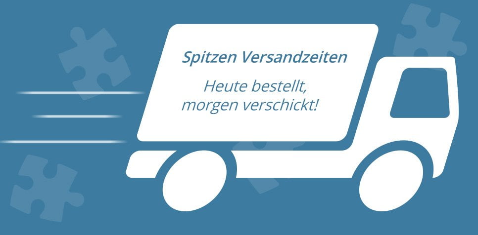 Euer Fotopuzzle super schnell geliefert