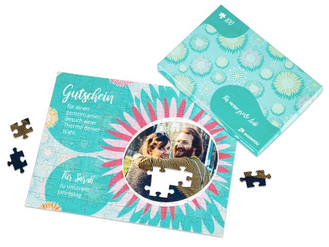 Gutschein als Puzzle zu Ostern