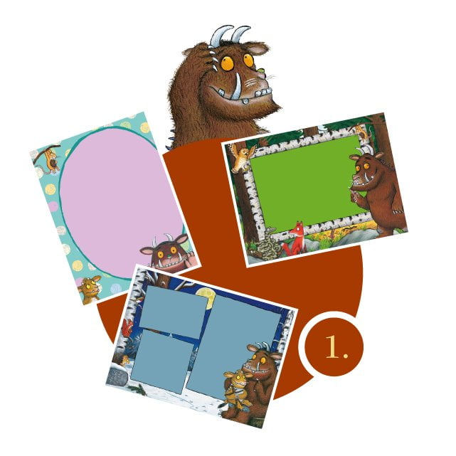 Grüffelo-Kinderpuzzle gestalten - Schritt 1