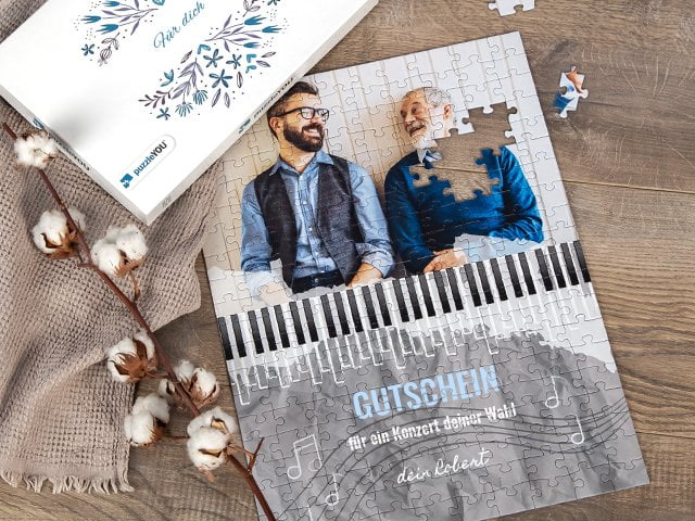 Gutschein-Puzzle zum Vatertag