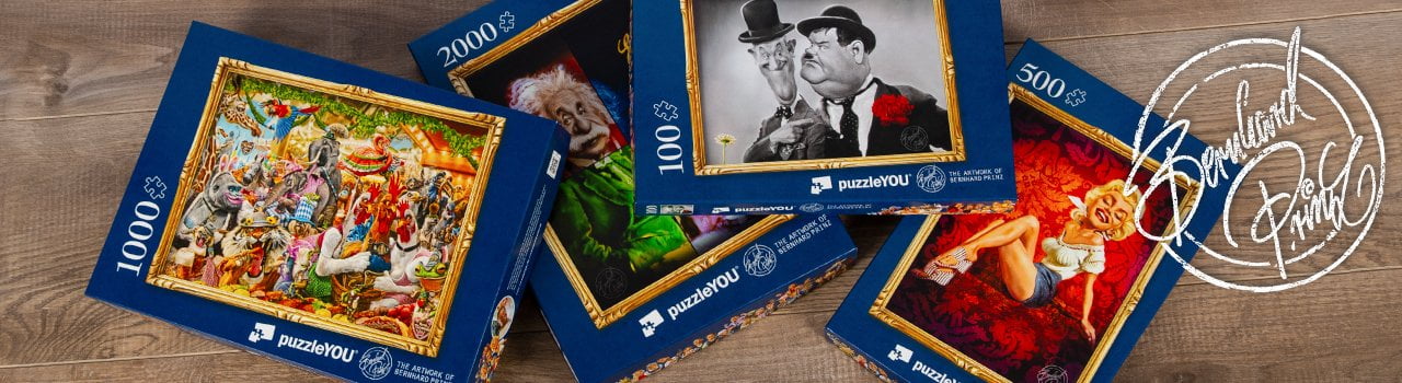 Bernhard Prinz - Motive des Münchner Künstlers und Karikaturisten in den puzzleYOU Puzzle-Kollektionen