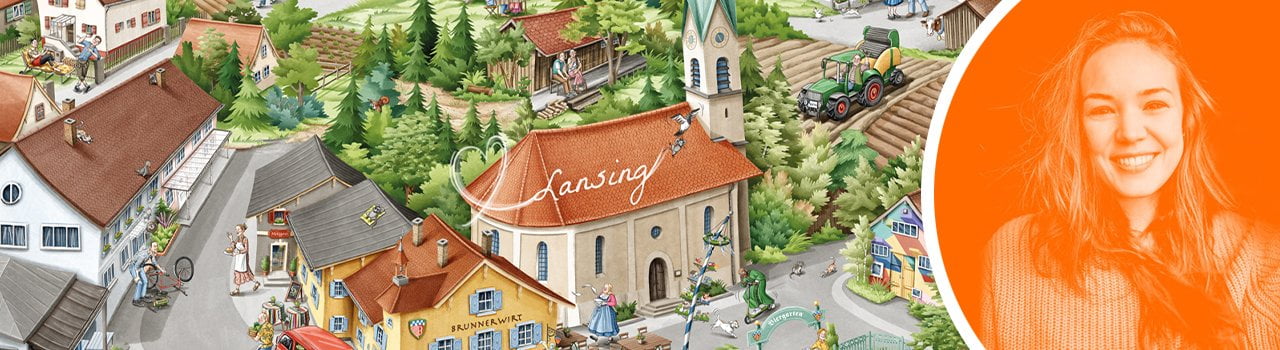 Interview mit Daniela Grabner – Die Künstlerin hinter „Dahoam is Dahoam in Lansing“