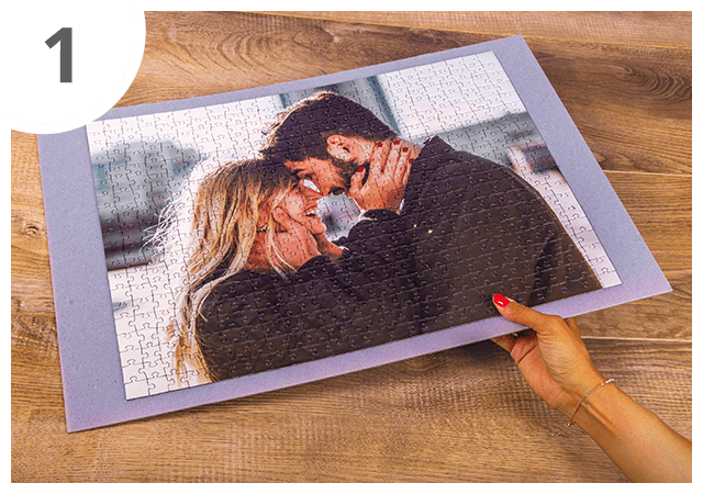 Anleitung Puzzle-Rahmen 48 bis 2000 Teile Schritt 1