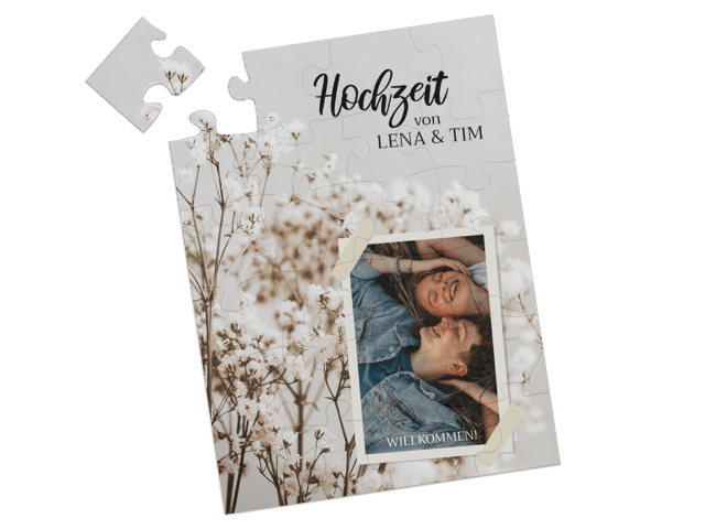Fotopuzzle-Postkarte