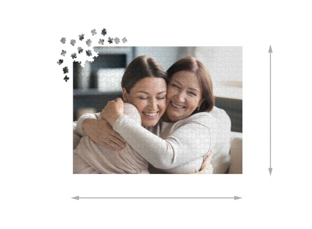 Fotopuzzle 1000 Teile XXL gelegte Größe