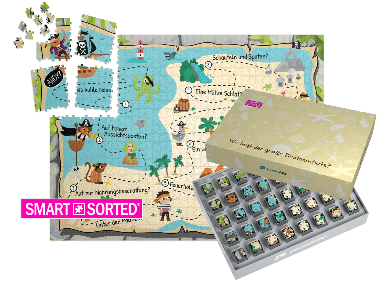 Spielidee Kindergeburtstag mit SMART SORTED von puzzleYOU