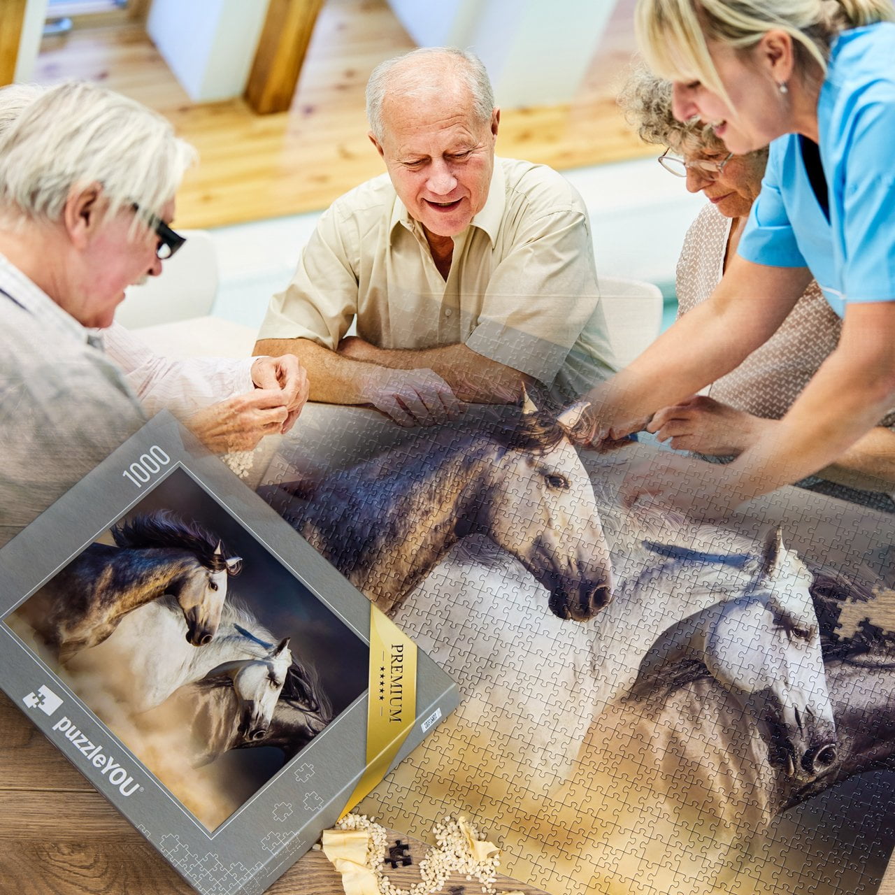 puzzleYOU-Puzzles erzielen unabhängig vom Alter förderliche Effekte