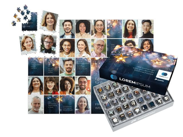 Individuelle Adventskalender für Firmenkunden