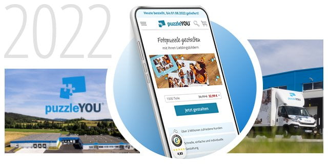 2022 erfolgte die Umfirmierung der puzzle & play GmbH in die puzzleYOU GmbH