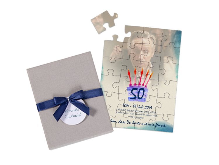 Gastgeschenk zum Geburtstag