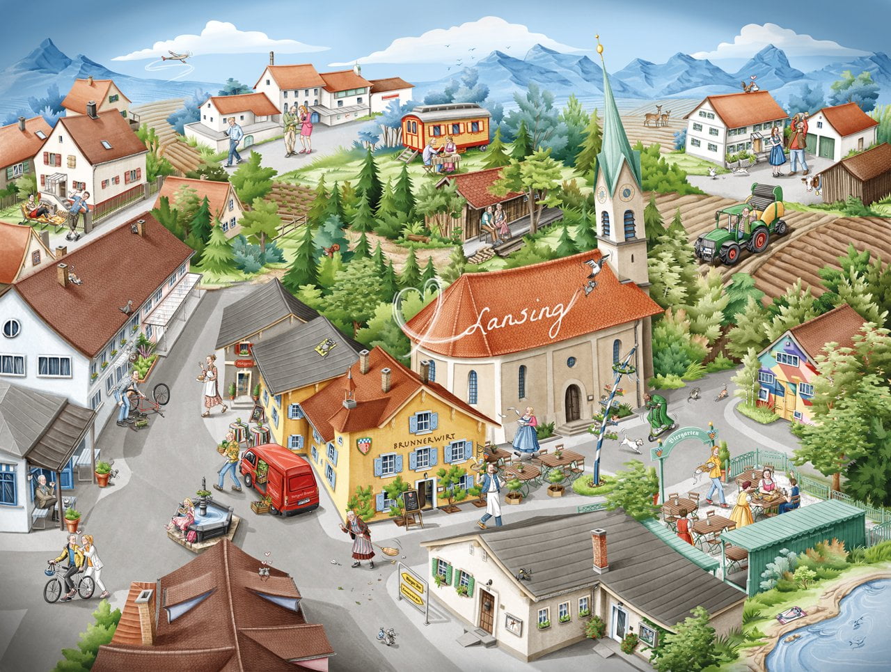 Lansing - der Mittelpunkt von Dahoam is Dahoam