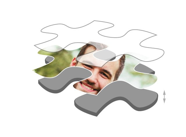 Puzzle-Pappe 24-Teile-Puzzle