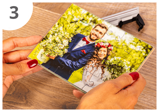 Anleitung Puzzle-Rahmen 24 Teile Schritt 3