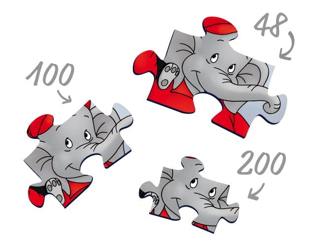 Größe der Puzzleteile