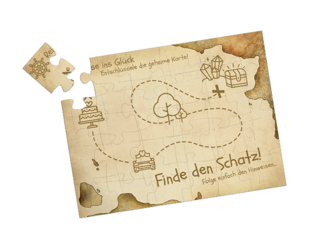 Fotopuzzle-Postkarte