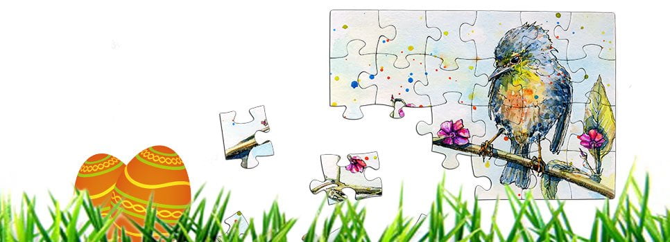 Tolle Preise beim Kreativ-Wettbewerb „Puzzles statt Eier bemalen“
