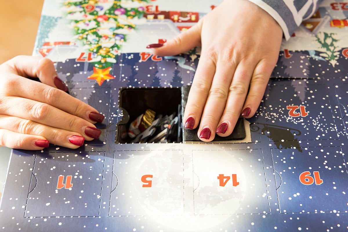 Layout des Adventskalenders