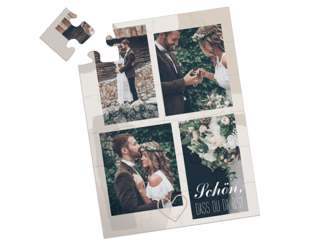 Fotopuzzle-Postkarte