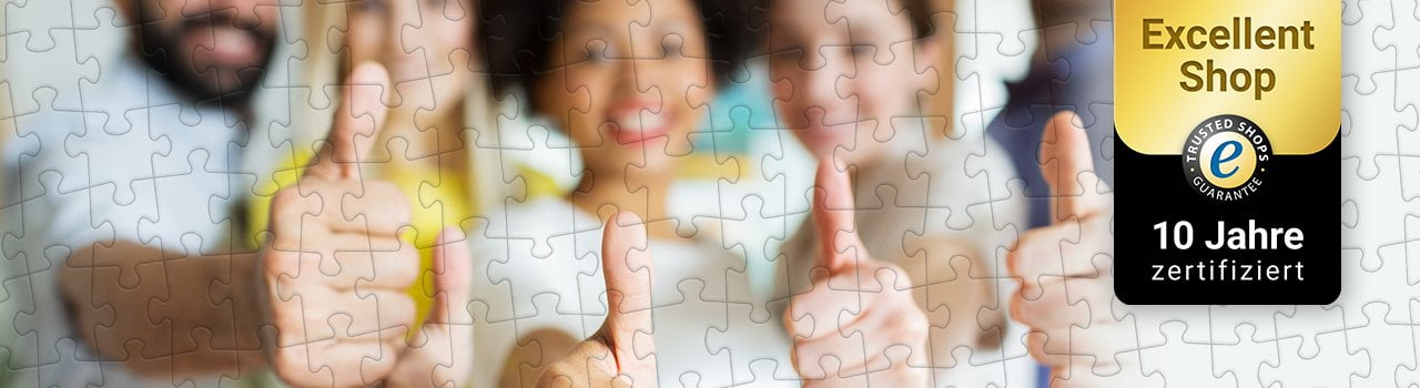 10 Jahre Kundenzufriedenheit – Trusted Shops Excellent Award für puzzleYOU
