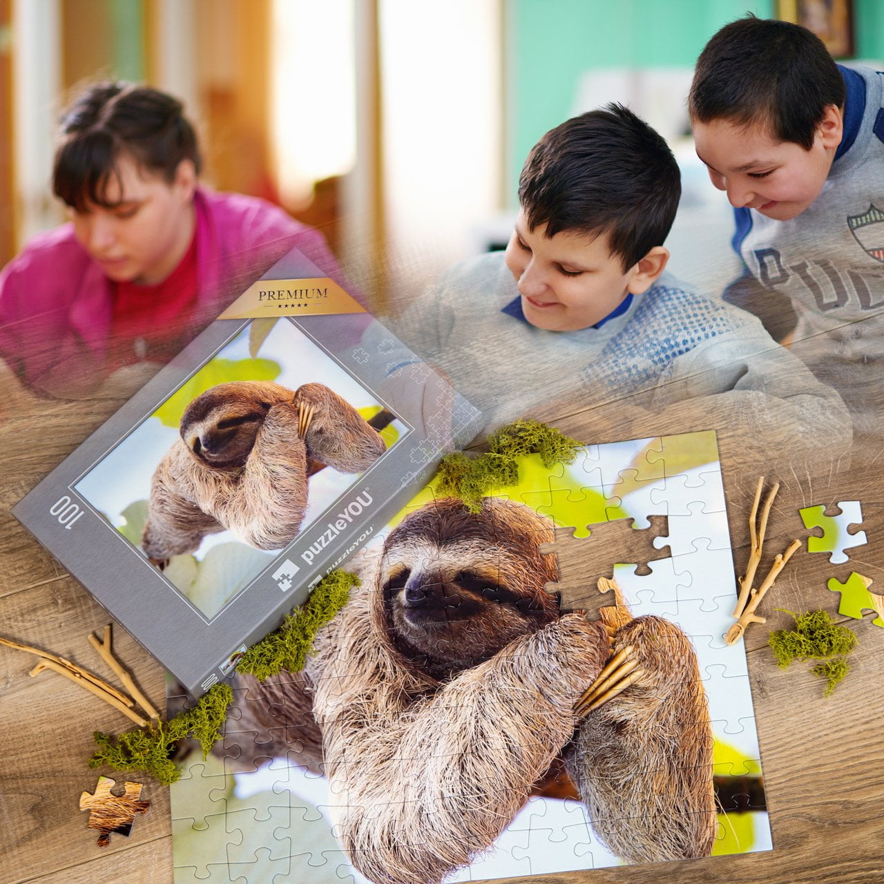 Die gespendeten puzzleYOU-Puzzles kommen sowohl in der Einzel- als auch in der Gruppentherapie zum Einsatz