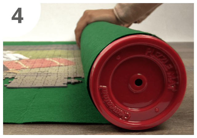 Gebrauchsanweisung Puzzle-Matte Schritt 4