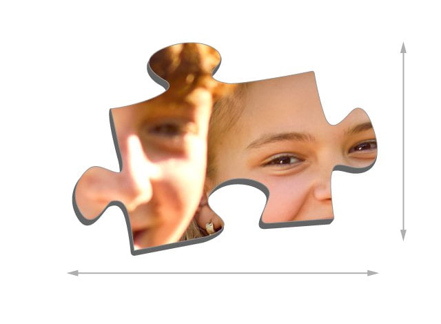 große Puzzleteile: Fotopuzzle 48 Teile