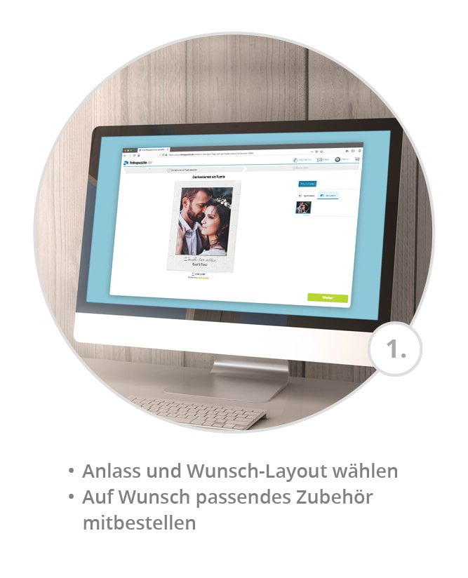 Dankeskarte als Puzzle gestalten - so geht's_Schritt 1