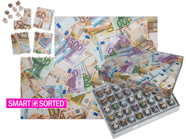 Geldgeschenk als Puzzle