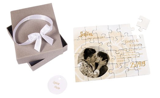 Gastgeschenk zur Hochzeit mit Zubehör