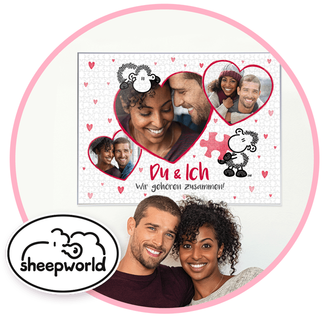 Personalisiertes sheepworld-Puzzle gestalten