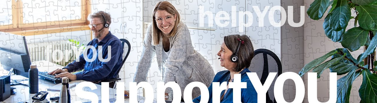 Der puzzleYOU-Kundenservice steht Ihnen bei allen Fragen kompetent zur Seite