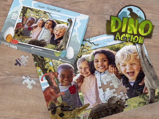 Dinosaurier-Puzzle für Kinder