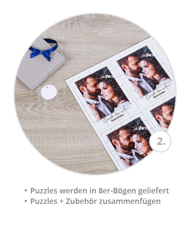Dankeskarte als Puzzle gestalten - so geht's_Schritt 2