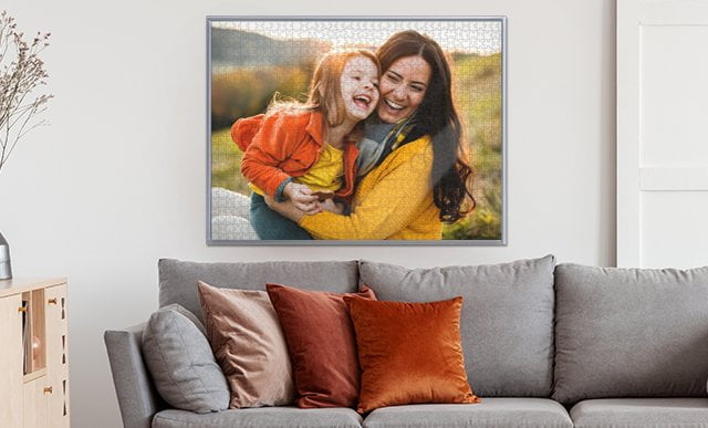 Rahmen für das Fotopuzzle zu Ostern