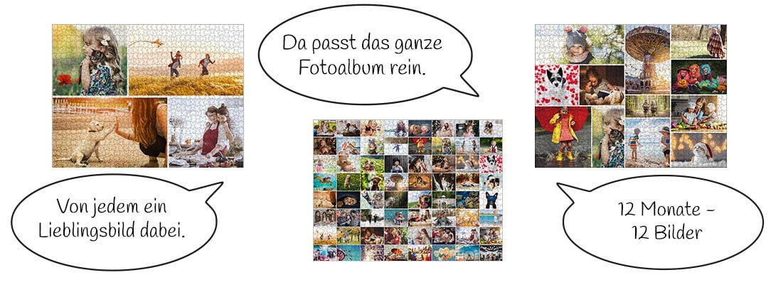 Fotocollagen Weihnachten