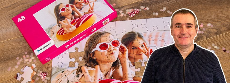Das 48-Teile-Fotopuzzle: Unser neuester Streich
