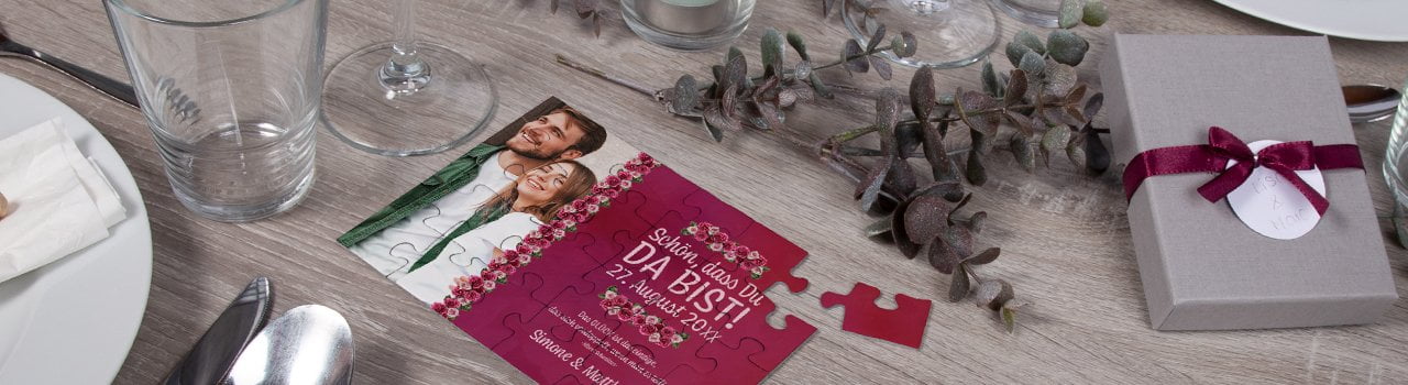 Gastgeschenk Hochzeit auf Hochzeitstafel