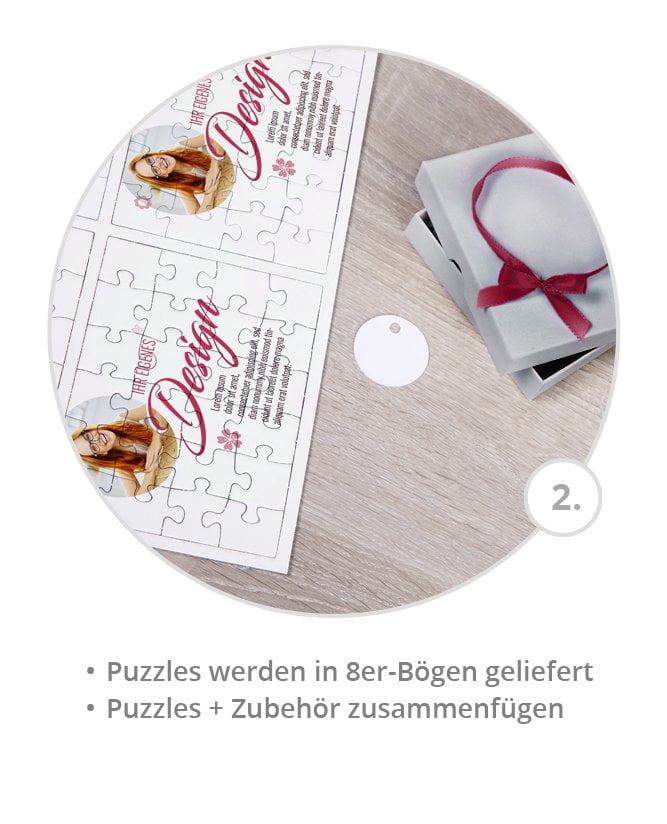 Gastgeschenk Hochzeit in 8er-Bögen