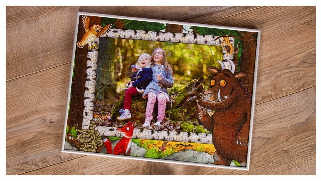 Passender Rahmen für Grüffelo-Kinderpuzzle