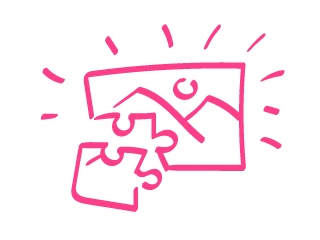 Puzzeln kreiert Kunstwerke