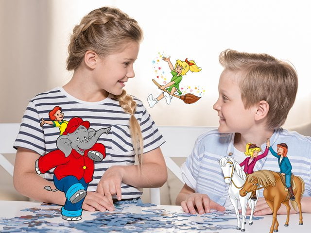Bekannte Figuren auf unseren puzzleYOU-Kinderpuzzles